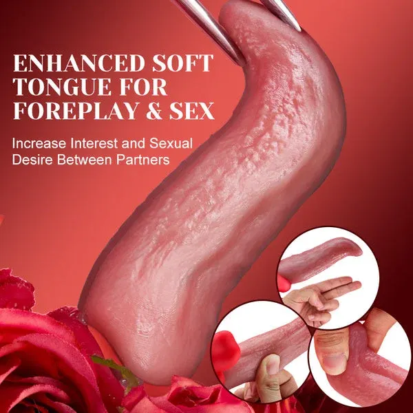 ZazaVibe™ Deep Wriggle Prolonged Pleasure Licking Swing Tongue Vibrators for Female Couples Games, image 5